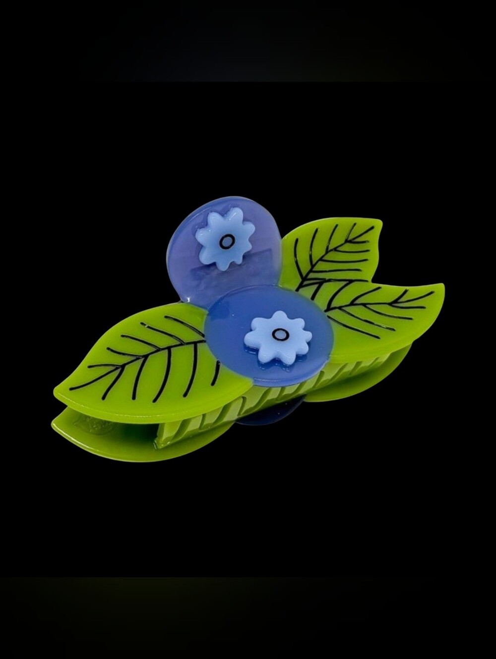 Jenny Lemons Blueberry Hair Clip